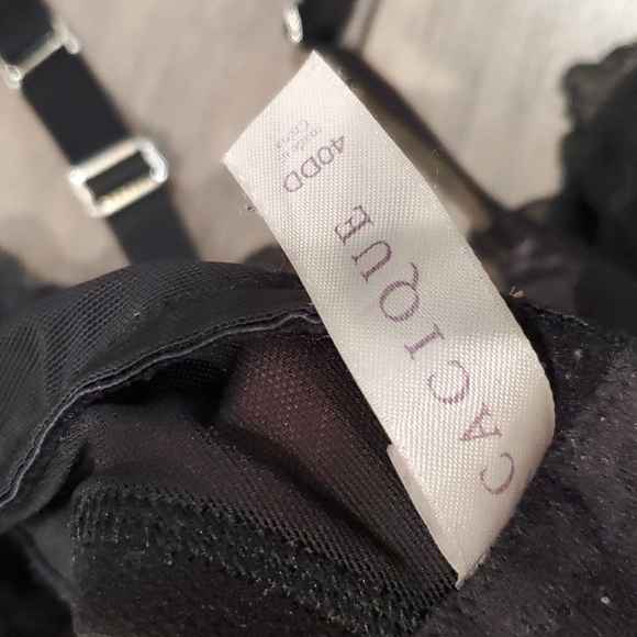 Cacique sz 40DD mesh bra plus size full coverage - Picture 7 of 12